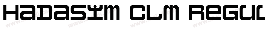 Hadasim CLM Regular字体转换